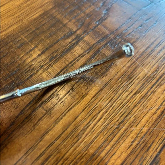 kate spade Silver Knot Hinged Bangle Bracelet - Picture 3 of 3